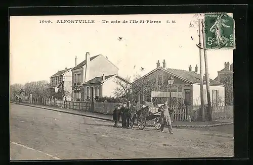 AK Alfortville, Un coin de l`Ile St-Pierre