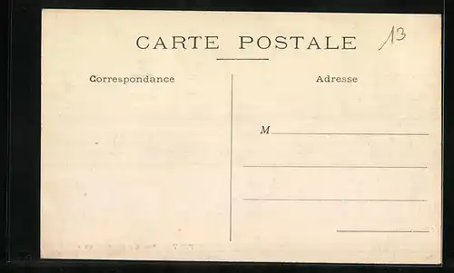 AK Alfort, Rue de Deux-Moulins, Strassenpartie