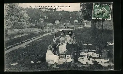 AK Champigny, De la Varenne a Champigny, Déjeuner sur l`Herbe