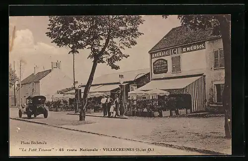 AK Villecresnes, Le Petit Trianon, 45 route Nationale