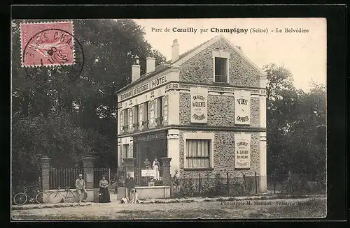 AK Coeuilly, Parc de Coieuilly par Champigny, Le Belvédère