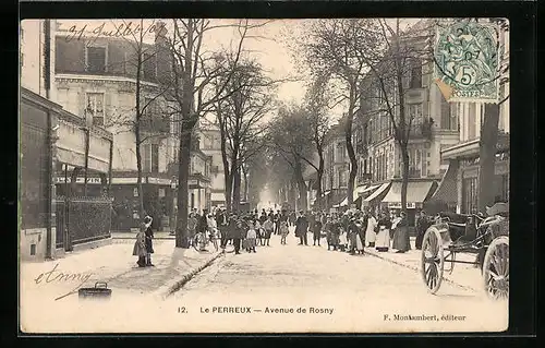 AK Le Perreux, Avenue de Rosny