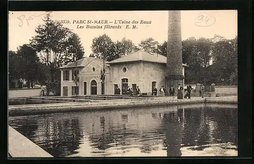 AK Parc-St-Maur, L`Usine des Eaux, Les Bassins filtrants
