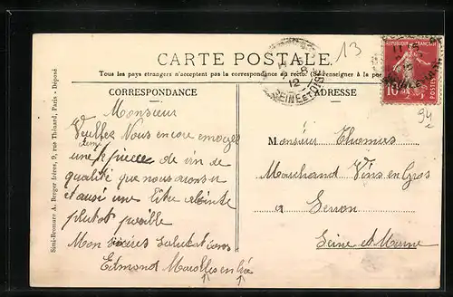 AK Marolles, Grande Rue, Strassenpartie