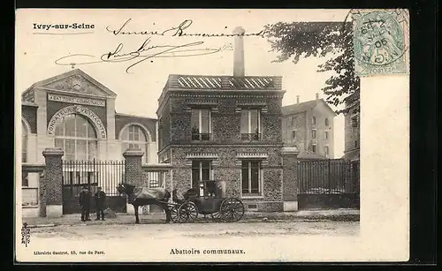 AK Ivry-sur-Seine, Abattoirs communaux