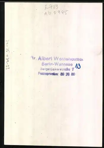 Fotografie Dr. Albert Weinsheimer, Berlin-Wannsee, elektrischer Wasserkocher - Teekessel