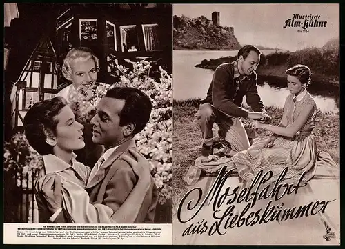 Filmprogramm IFB Nr. 2166, Moselfahrt aus Liebeskummer, Lisabet Müller, Will Quadflieg, Regie: Kurt Hoffmann
