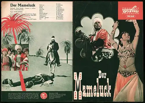 Filmprogramm PFP Nr. 50 /60, Der Mameluck, O. Koberidse, L. Eliawa, Regie: David Rondeli