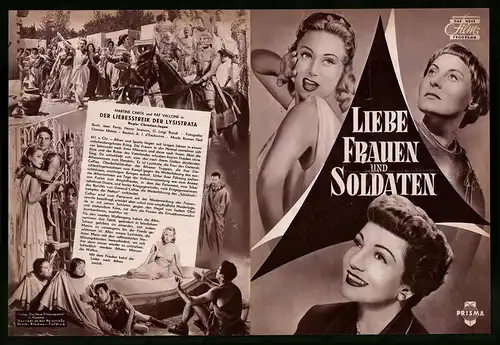 Filmprogramm NFP Liebe, Frauen und Soldaten, Claudette Colbert, Eleonora Rossi-Drago, Regie: Jean Delannoy
