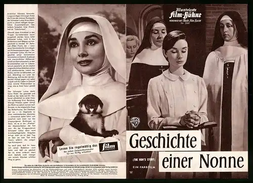 Filmprogramm IFB Nr. 5041, Geschichte einer Nonne, Audrey Hepburn, Peter Finch, Regie: Fred Zimmermann
