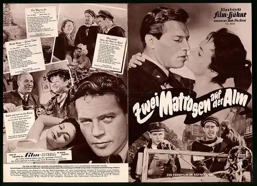 Filmprogramm IFB Nr. 4104, Zwei Matrosen auf der Alm, Anita Gutwell, Helmuth Schneider, Regie: Peter Hamel