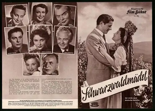Filmprogramm IFB Nr. 776, Schwarzwaldmädel, Paul Hörbinger, Sonja Ziemann, Regie: Hans Deppe
