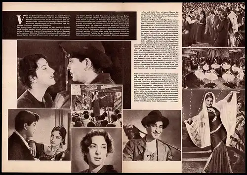 Filmprogramm PFP Nr. 8 /58, Der Prinz von Piplinagar, Nargis, Nadira, Nemo, Regie: Raj Kapoor