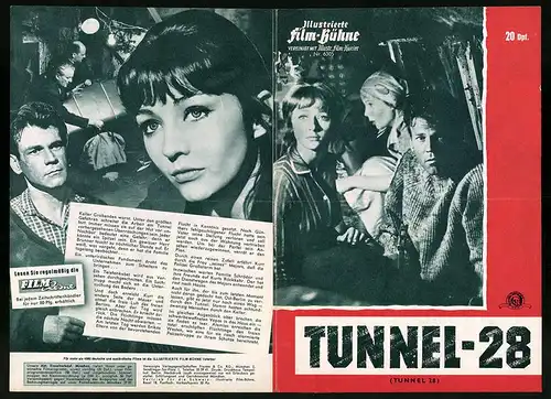 Filmprogramm IFB Nr. 6305, Tunnel-28, Don Murray, Christine Kaufmann, Ingrid van Bergen, Regie: Richard Siodmak