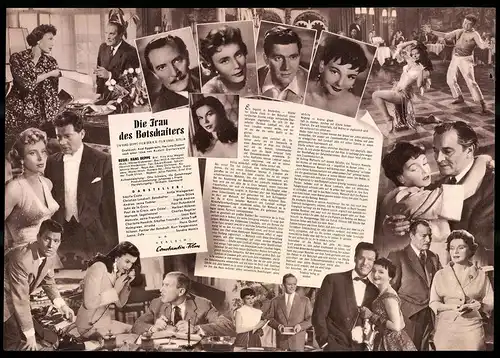 Filmprogramm IFB Nr. 2813, Die Frau des Botschafters, Antje Weisgerber, Hans Stüwe, Regie: Hans Deppe