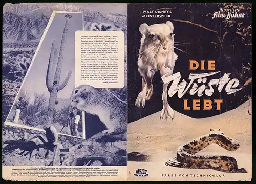 Filmprogramm IFB Nr. 2408, Die Wüste lebt, Dokumentarfilm von Walt Disney, Regie: James Algar