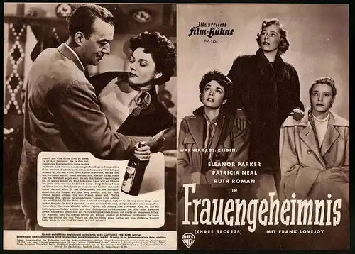 Filmprogramm IFB Nr. 1253, Frauengeheimnis, Warner Bros, Eleanor Parker, Patricia Neal, Regie: Robert Wise