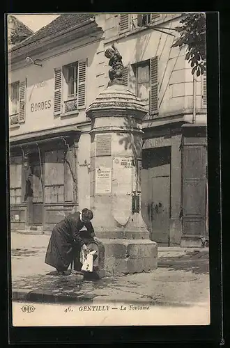 AK Gentilly, La Fontaine