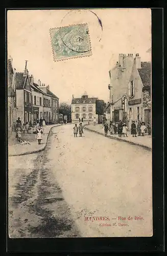 AK Mandres, Rue de Brie