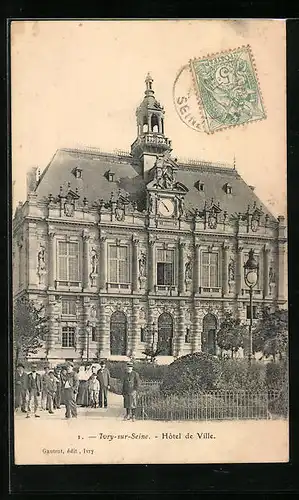 AK Ivry-sur-Seine, Hotel de Ville