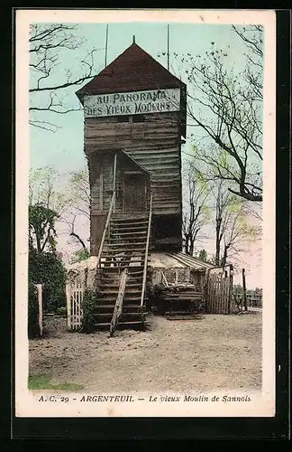 AK Argenteuil, Le vieux Moulin de Sannois