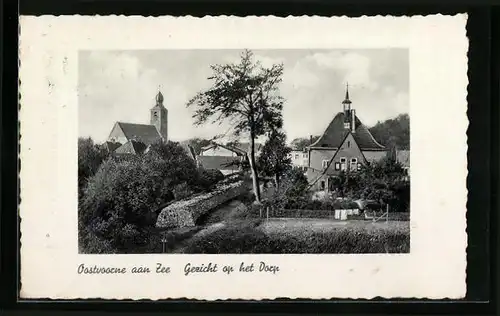 AK Oostvoorne aan Zee, Gezicht op het Dorp
