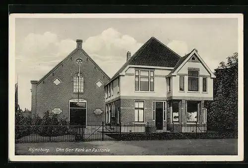 AK Rijnsburg, Chr. Ger. Kerk en Pastorie