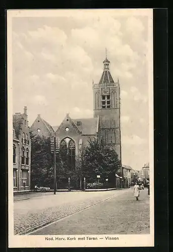 AK Vianen, Ned. Herv. Kerk met Toren