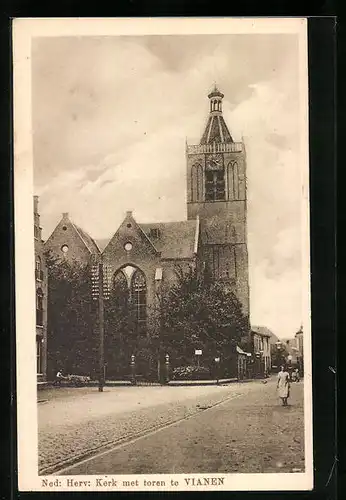 AK Vianen, Ned. Herv. Kerk met toren