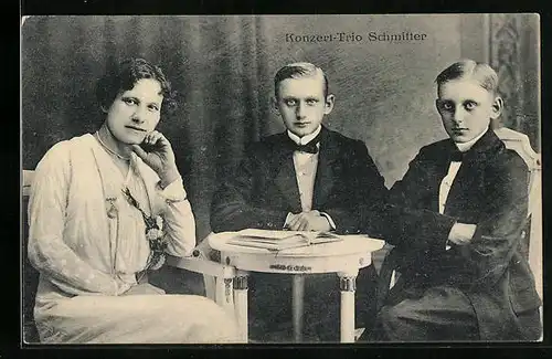 AK Musiker d. Konzert-Trio Schmitter