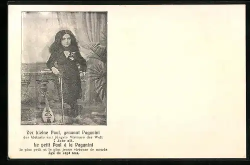 AK Der kleine Paul, genannt Paganini
