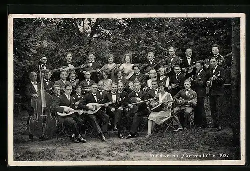AK Musikverein Crescendo von 1927