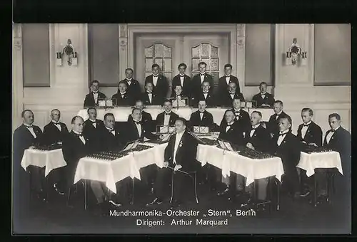 AK Mundharmonika-Orchester Stern, Berlin, Dirigent: Arthur Marquard