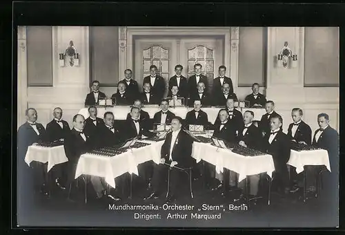 AK Mundharmonika-Orchester Stern, Berlin, Dirigent: Arthur Marquard