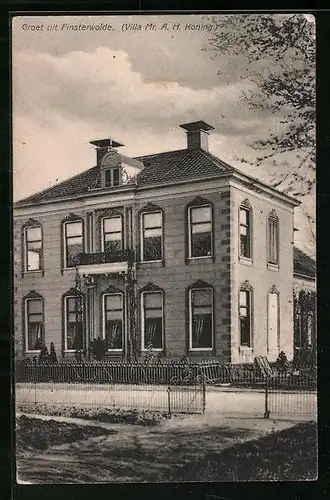 AK Finsterwolde, Villa Mr. A. H. Koning