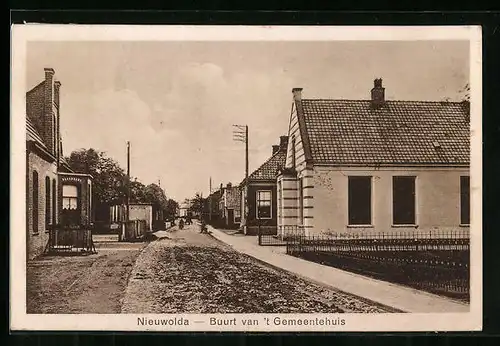 AK Nieuwolda, Buurt van `t Gemeentehuis