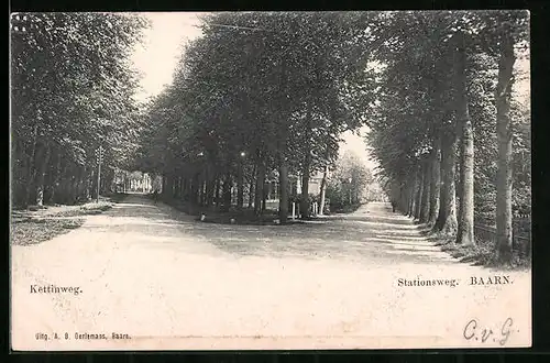 AK Baarn, Kettinweg, Stationsweg
