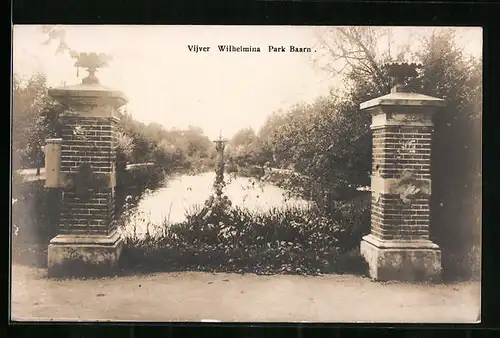 AK Baarn, Vijver Wilhelmina Park