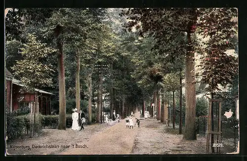 AK Rijsenburg, Diederichslaan naar `t Bosch