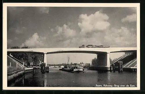 AK Baarn, Rijksweg-Brug over de Eem