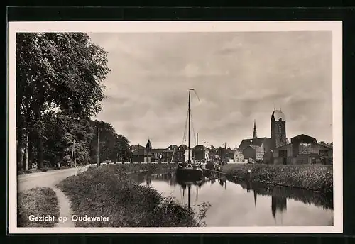 AK Oudewater, Gezicht op Oudewater