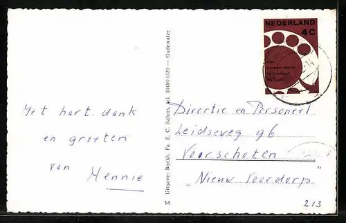 AK Oudewater, Stadthuis met Ooievaarsnest