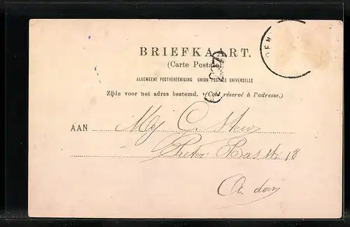 AK Loenen a/d Vecht, Ortsansicht hinter Wasser