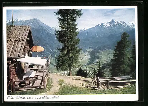 AK Edelweiss-Hütte mit Sölden