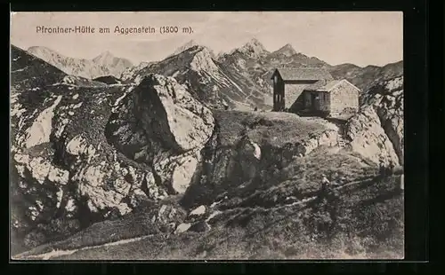 AK Pfrontner-Hütte, Berghütte am Aggenstein