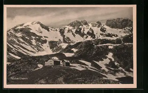 AK Edmund-Probst-Haus, Berghütte mit Nebelhorn