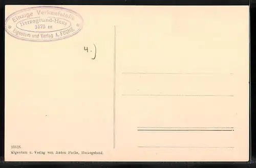 AK Herzogstandhäuser, Berghütten nächst dem Martinskopf