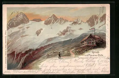 AK Plauener Hütte, Berghütte i. Kuchelmooskar, Zillergründl