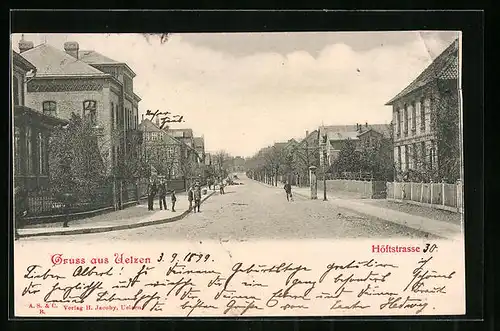 AK Uelzen, Höftstrasse mit Anwohnern