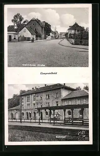 AK Langenselbold, Bahnhof, Gelnhäuser Strasse